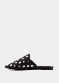ShuShop | Aretha Studded Mule in Brown