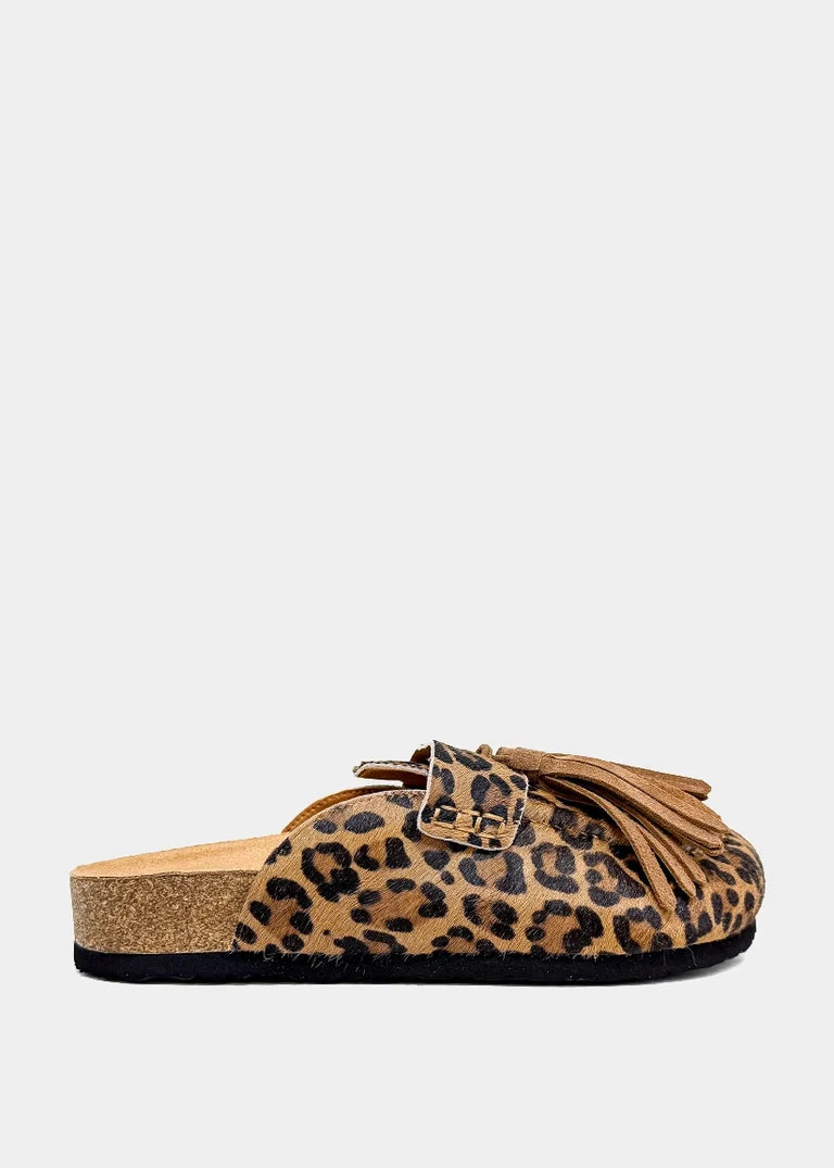 ShuShop | Leopard Hair Ariana Slide