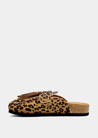 ShuShop | Leopard Hair Ariana Slide