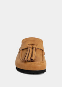 ShuShop Tan Suede Ariana Slide