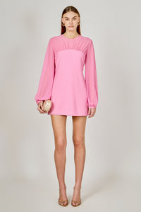 Endless Rose Pink Puff Sleeve Mini Dress