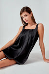Endless Rose Black Sleeveless Bubble Mini Dress