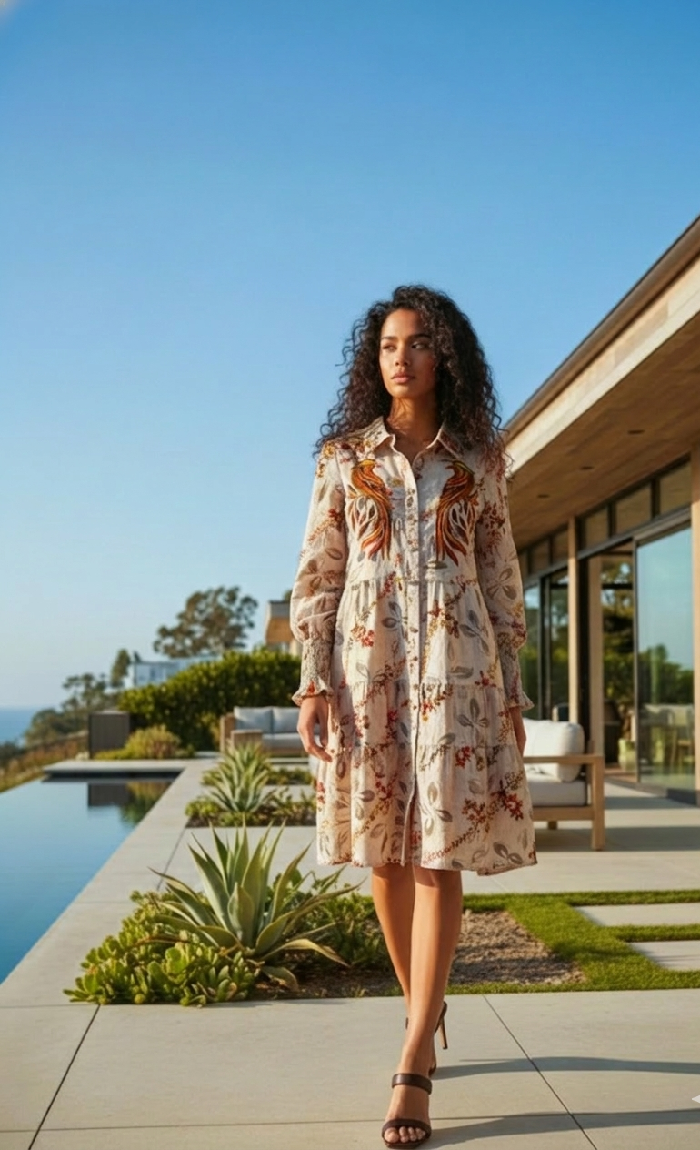 Azura | Embroidered Mini Dress