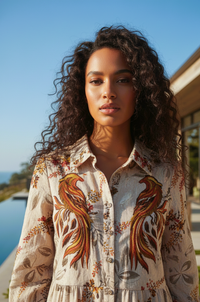 Azura | Embroidered Mini Dress