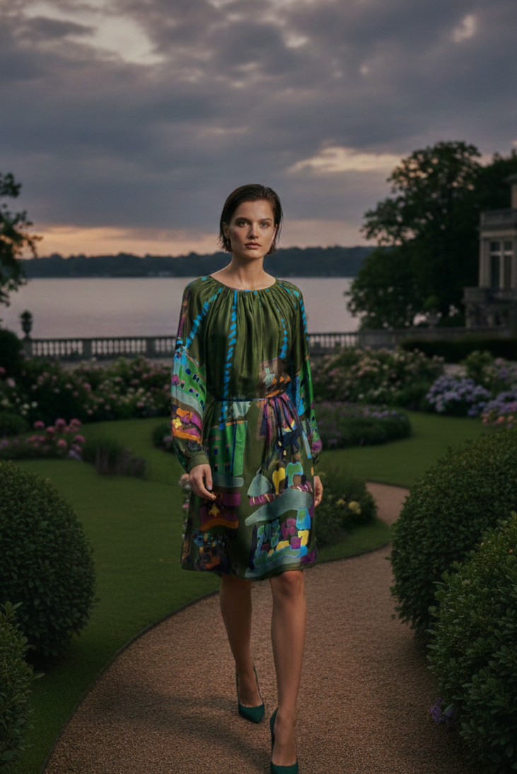 Azura | Printed Mini Dress