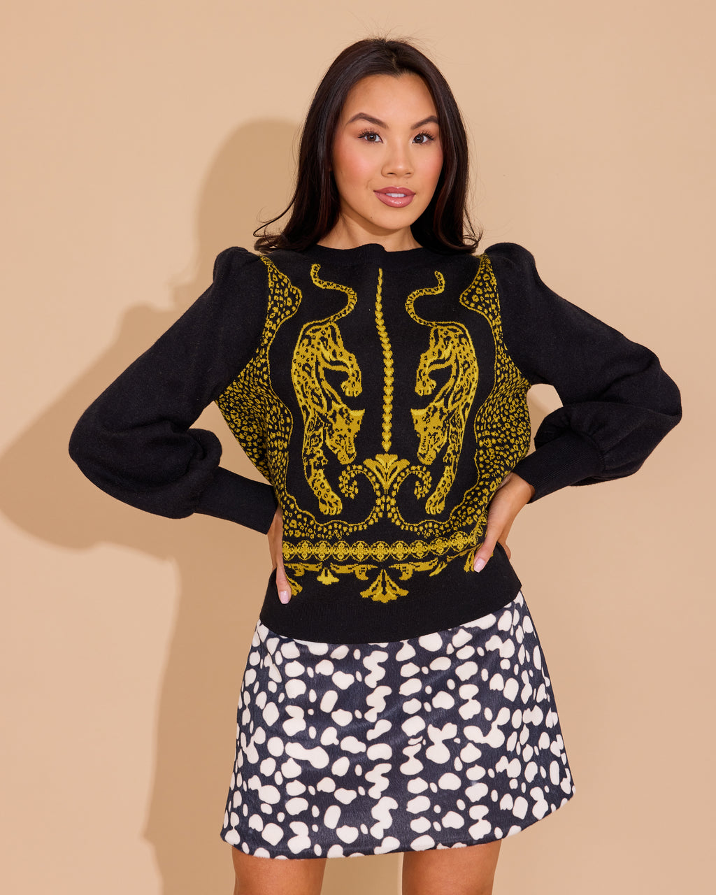 Alden Adair Panther Lucie Sweater