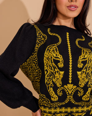 Alden Adair Panther Lucie Sweater