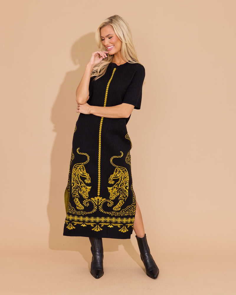 Alden Adair Scout Panther Sweater Maxi