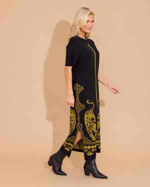Alden Adair Scout Panther Sweater Maxi