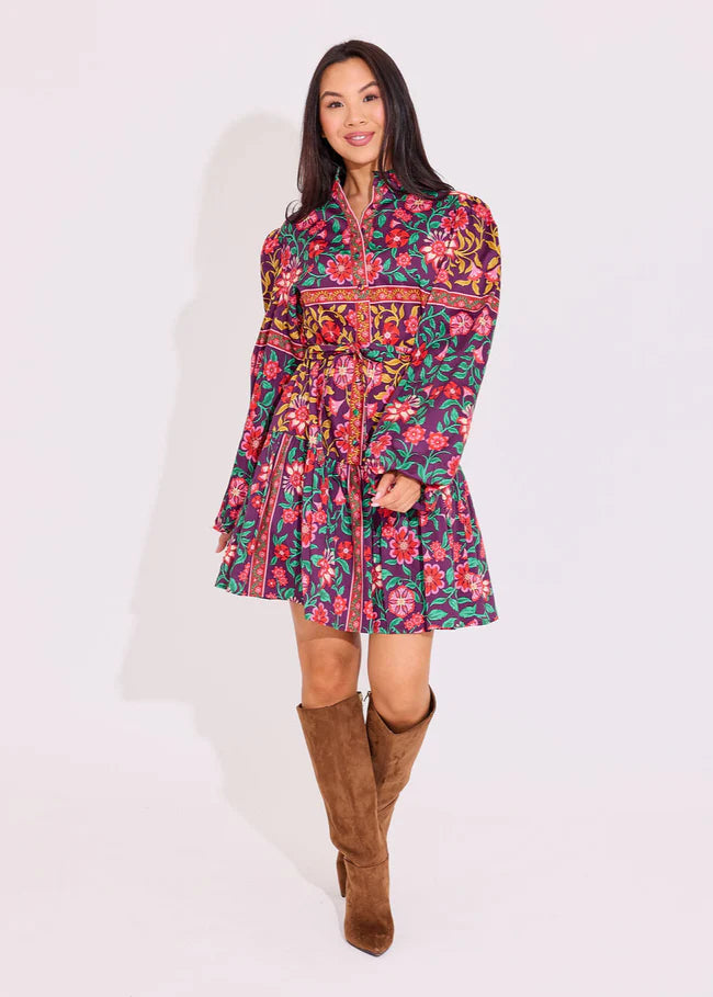 Alden Adair Adele Dress in Medieval Floral
