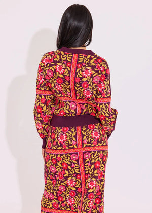 Alden Adair Meredith Printed Cardigan