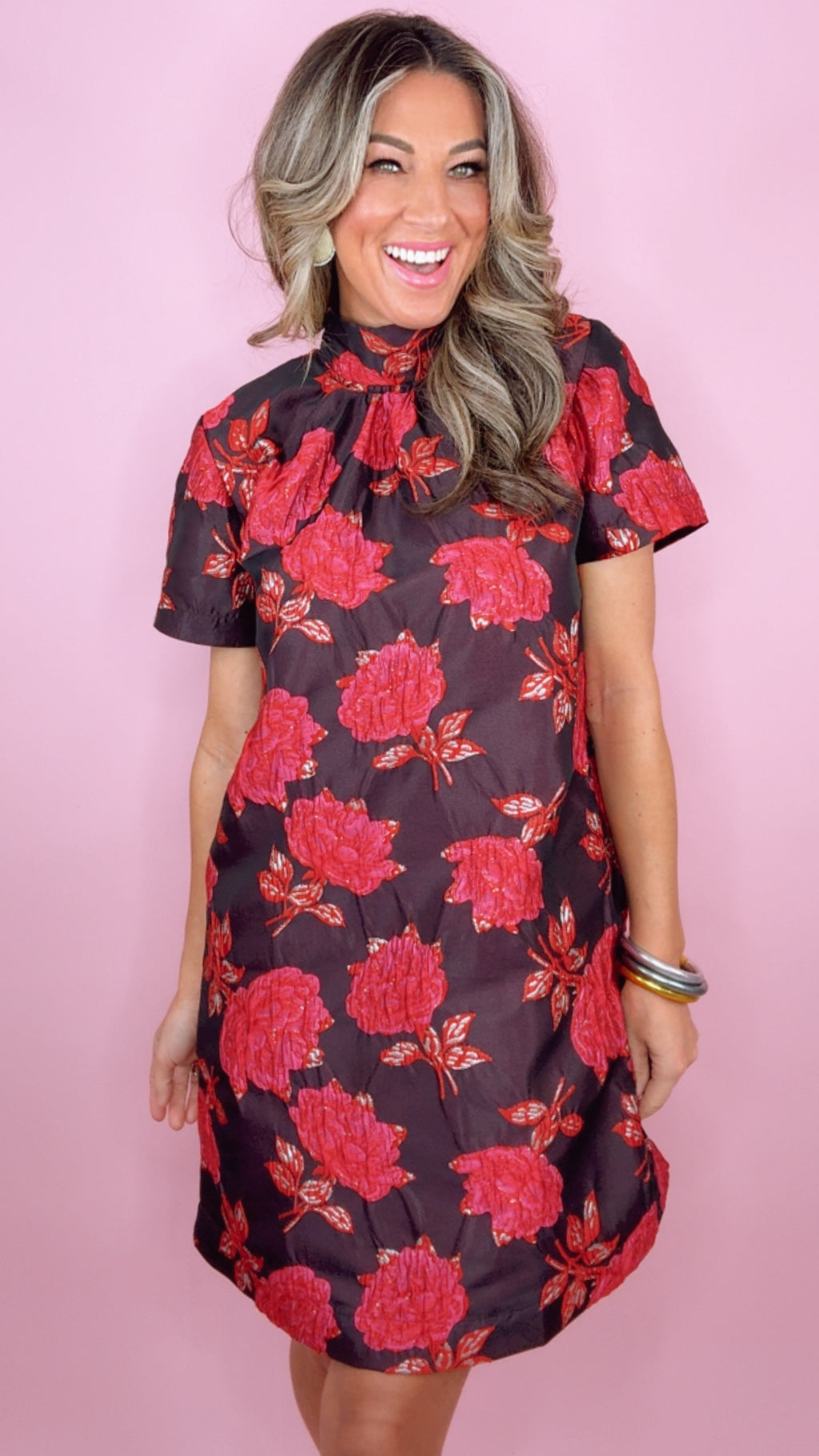 Uncle Frank Brown Bow Back Dress