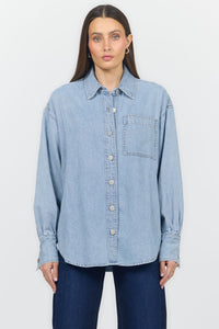 Dear John | Meritt Denim Top in Osalina