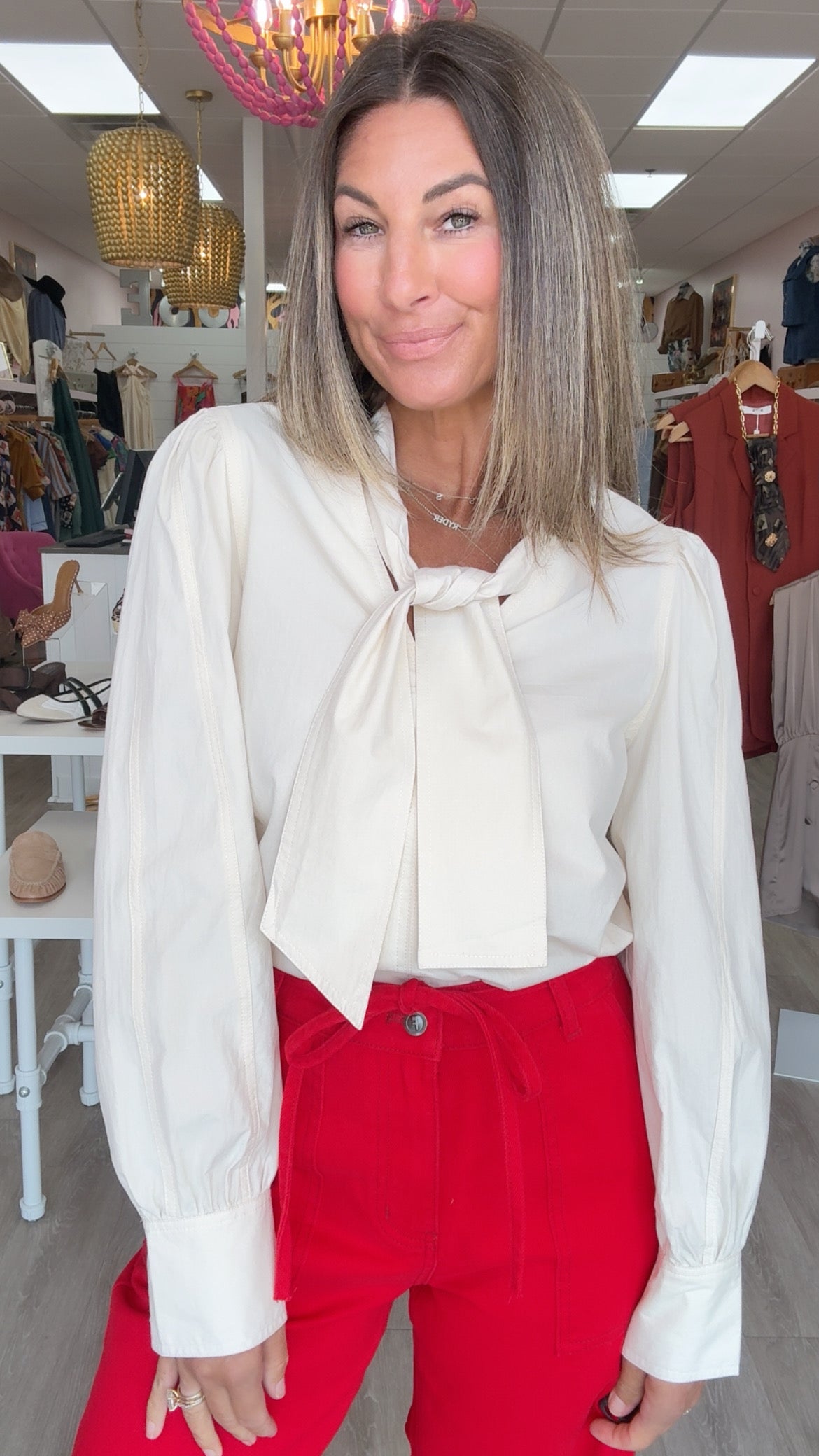 FRNCH | Cream Taisha Blouse