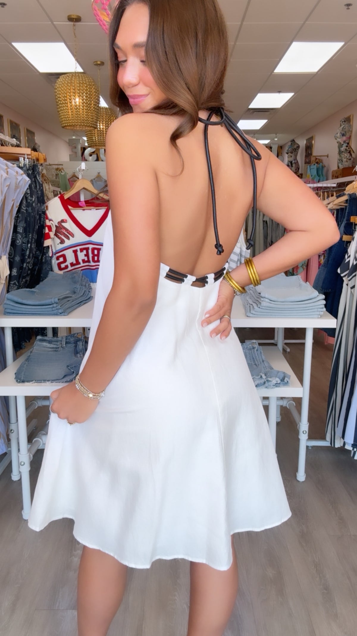 Off White Phoenix Mini Dress