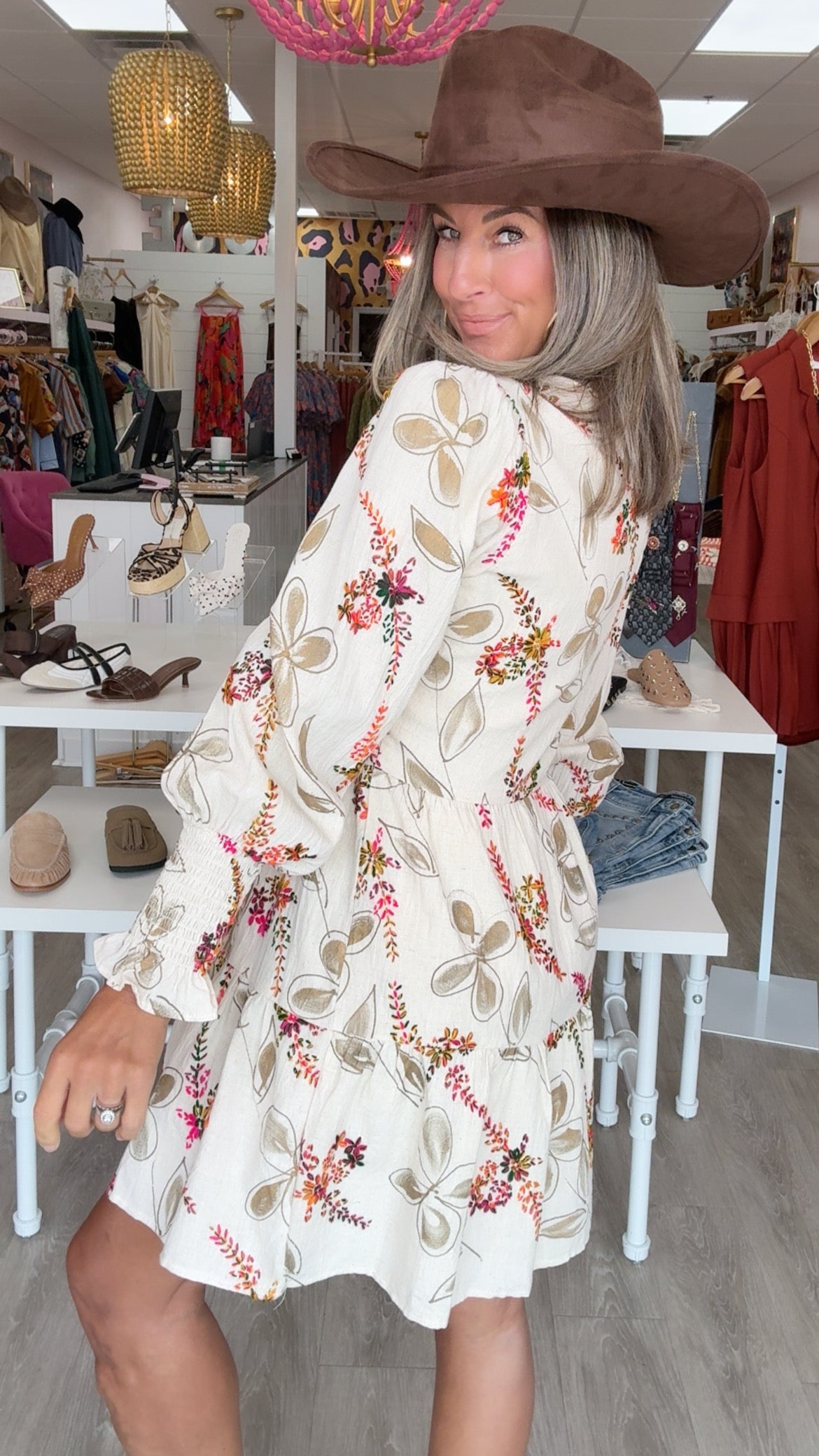 Azura | Embroidered Mini Dress