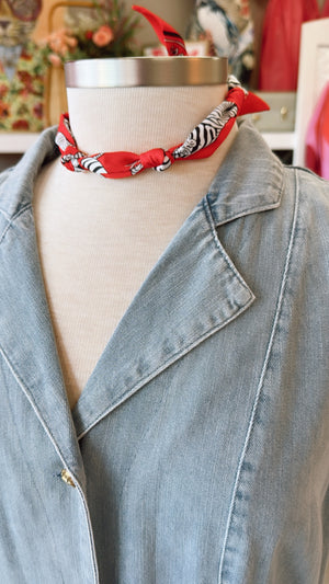 Customizable Red Tone Scarves