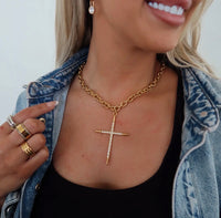 Luxe 18-20” Cross Necklace