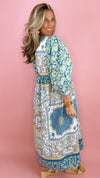 Current Air Round Neck Dolman Sleeve Midi Dress (1 LARGE)