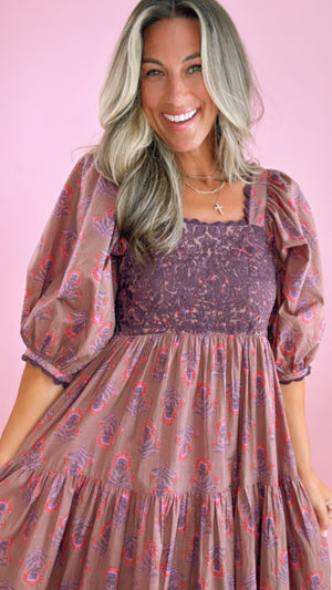 Sister Mary Sierra Midi Dress (1 MEDIUM)