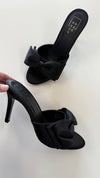 Shushop Elena Black Bow Heels