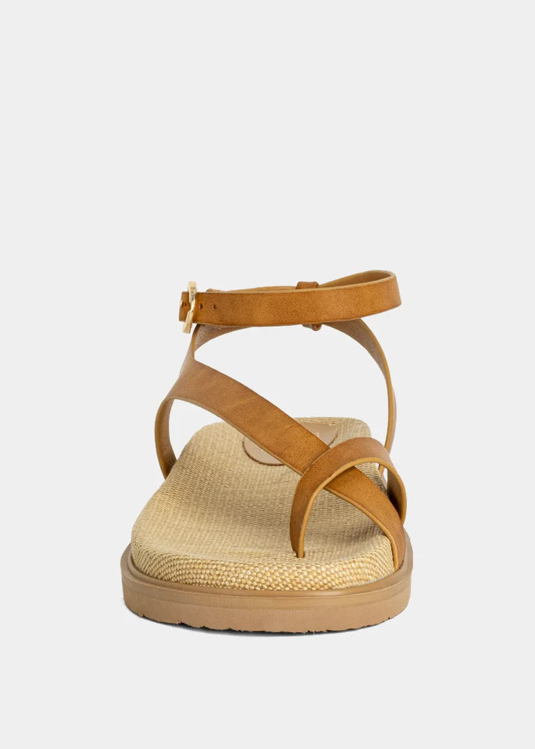Shushop | Berry Camel Sandal