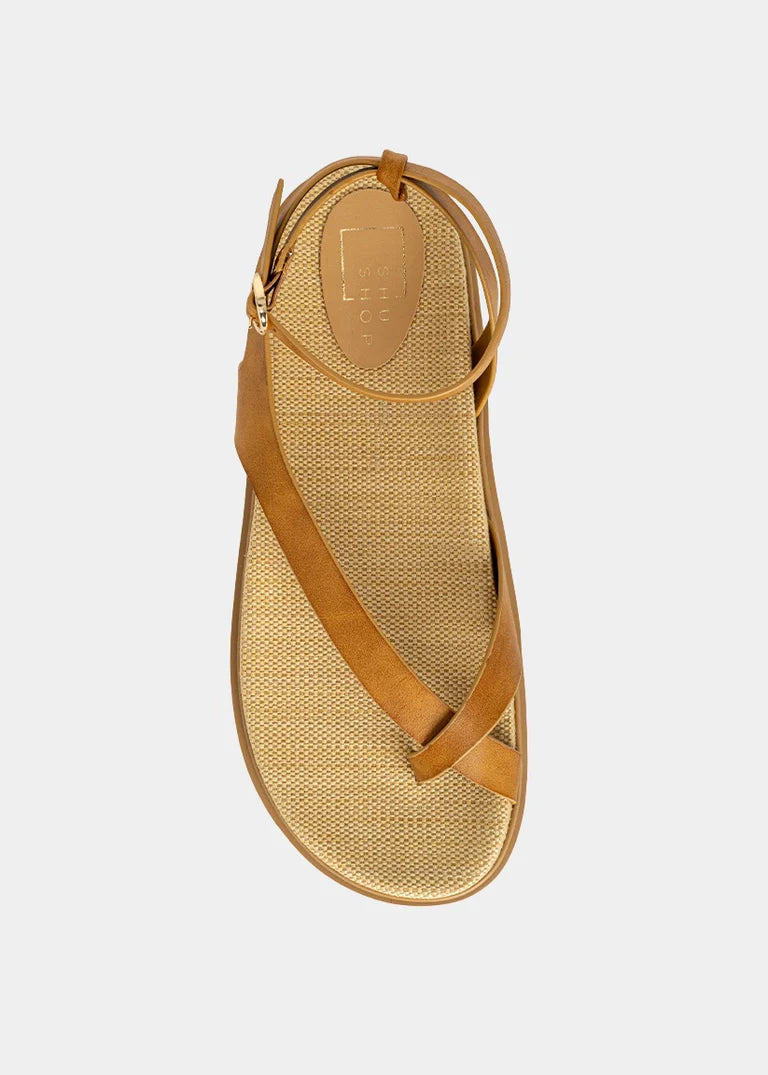 Shushop | Berry Camel Sandal