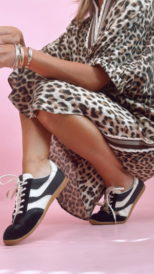 Dolce Vita Black Nylon Limit Sneakers