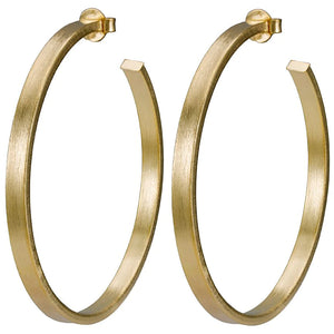 Sheila Fajl Gold Lunaria Hoops