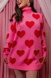 Brianna Cannon Heart Sweater Dress