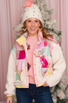 Brianna Cannon Patchwork Sherpa Jacket