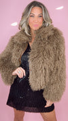 ASTR Brown Kamarath Faux Fur Jacket