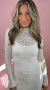 ASTR Ivory Kourtney Rhinestone Dress