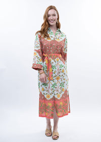 Ivy Jane | Multi Bordered Shirt Maxi Dress (1 XS)