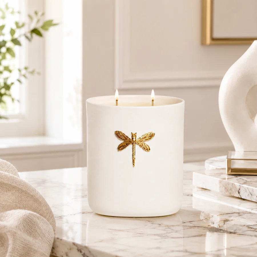 Dragonfly | Gia Matte White Candle