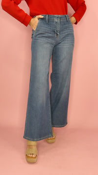 Liverpool Weekender Wide Leg Jean in Walnut Creek (1 SIZE 4)