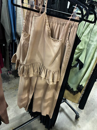 Taupe Side Studded Set (Pant + Top)