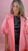 CROSBY Taryn Coat in Pink Colorblock
