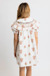 Karlie Digital Floral Embroidered Peter Pany Dress