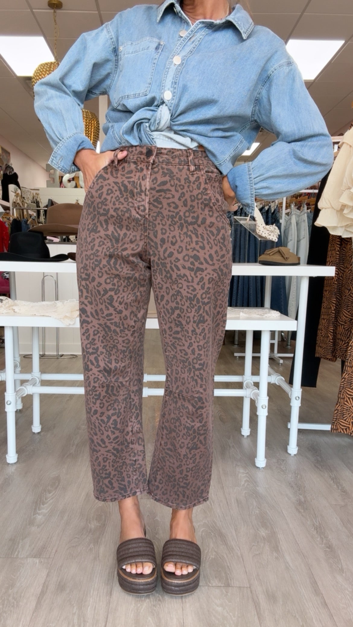 Dear John | Lasso Barrel in Brown Leopard