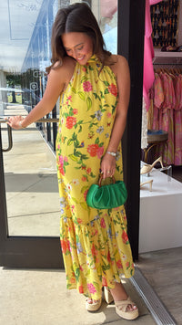 Alden Adair | Perry Dress in Yellow Parterre