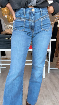 Kut | Kelsey High Rise Ankle Flare Jean in Peak