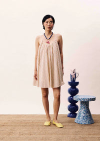 FRNCH Butter Stripe Poroa Dress