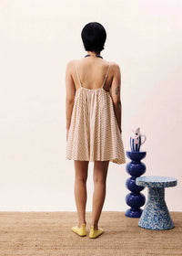 FRNCH Butter Stripe Poroa Dress