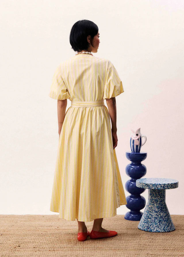 FRNCH Yellow Stripe Maxi