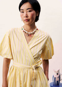 FRNCH Yellow Stripe Maxi