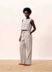 FRNCH Nautilus Vest in Creme (1 MEDIUM)