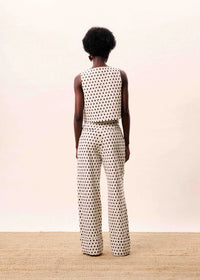 FRNCH Nautilus Vest in Creme (1 MEDIUM)