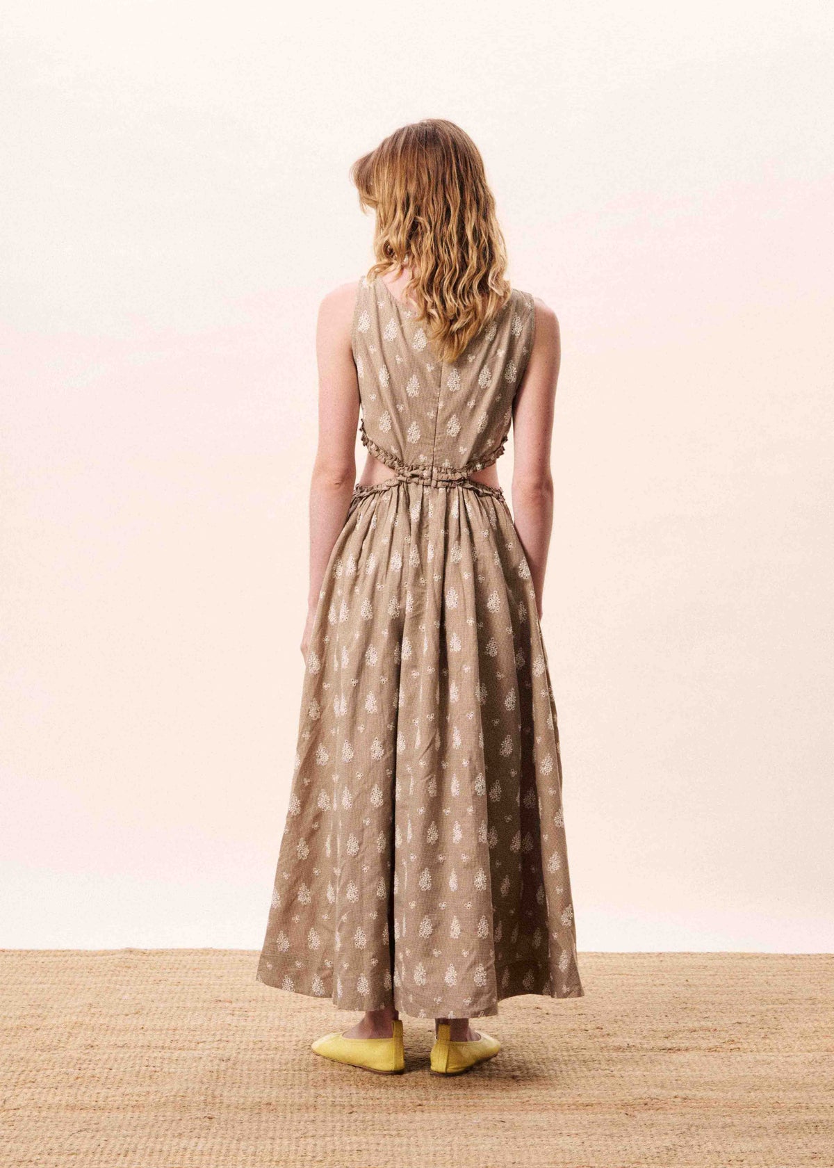 FRNCH | Stellaria Dress in Marron Glace