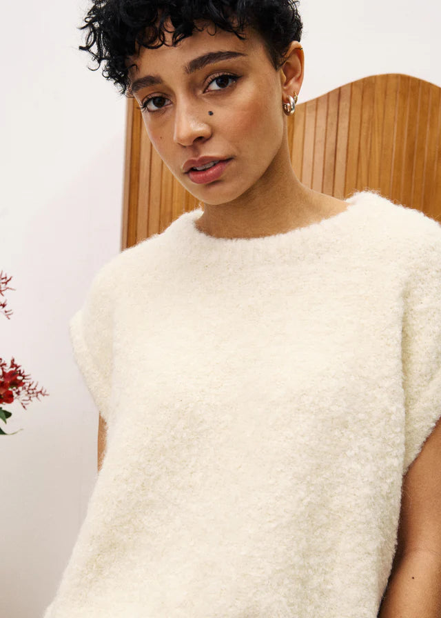 FRNCH Creme Jasmin Sweater
